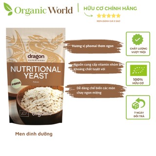Men dinh dưỡng hữu cơ Nutritional Yeast Dragon Superfoods 100g