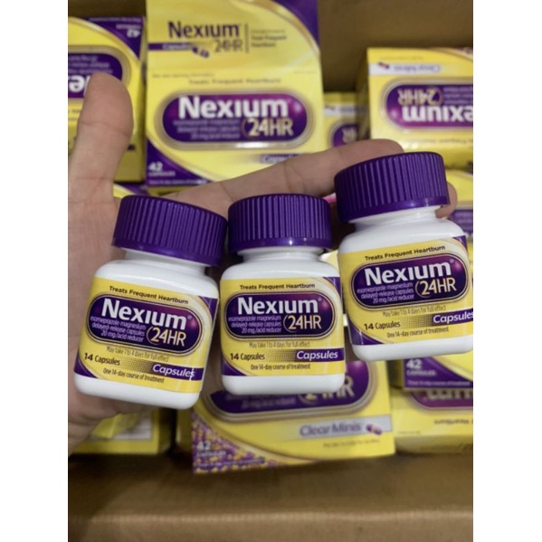 NEXIUM 24hr 42 viênHỖ TRỢ TRÀO NGƯỢC DẠ DÀY, VIÊM LOÉT BAO TỬ