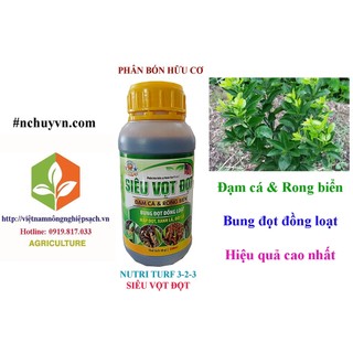 SIÊU VỌT ĐỌT - PHÂN BÓN HỮU CƠ NUTRI TURF 3-2-3