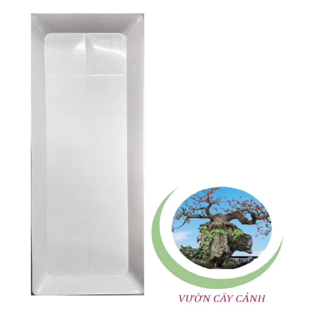 Đĩa lót chậu dài T&D - #038D# 64x24x4cm