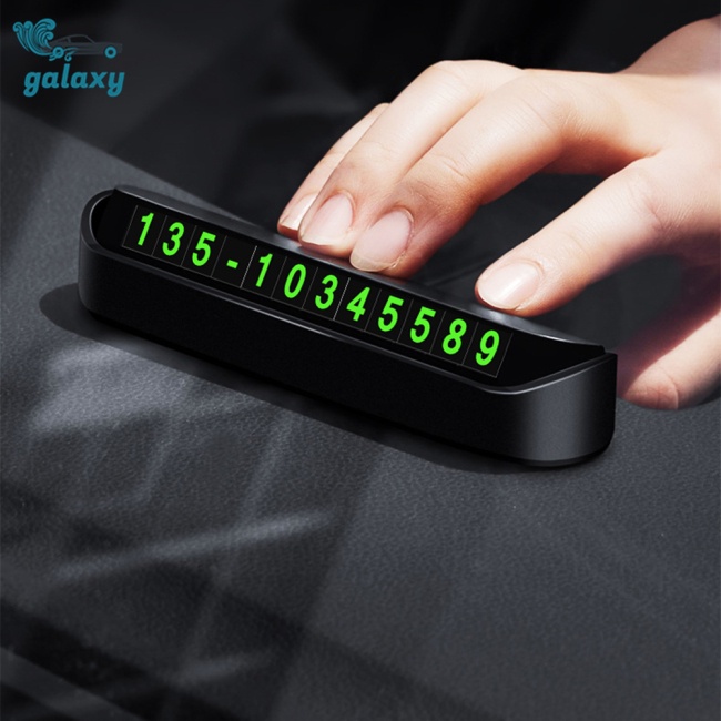 Galaxy Thẻ Đậu Xe Tạm Thời Để Lại Số Điện Thoại Tiện Dụng