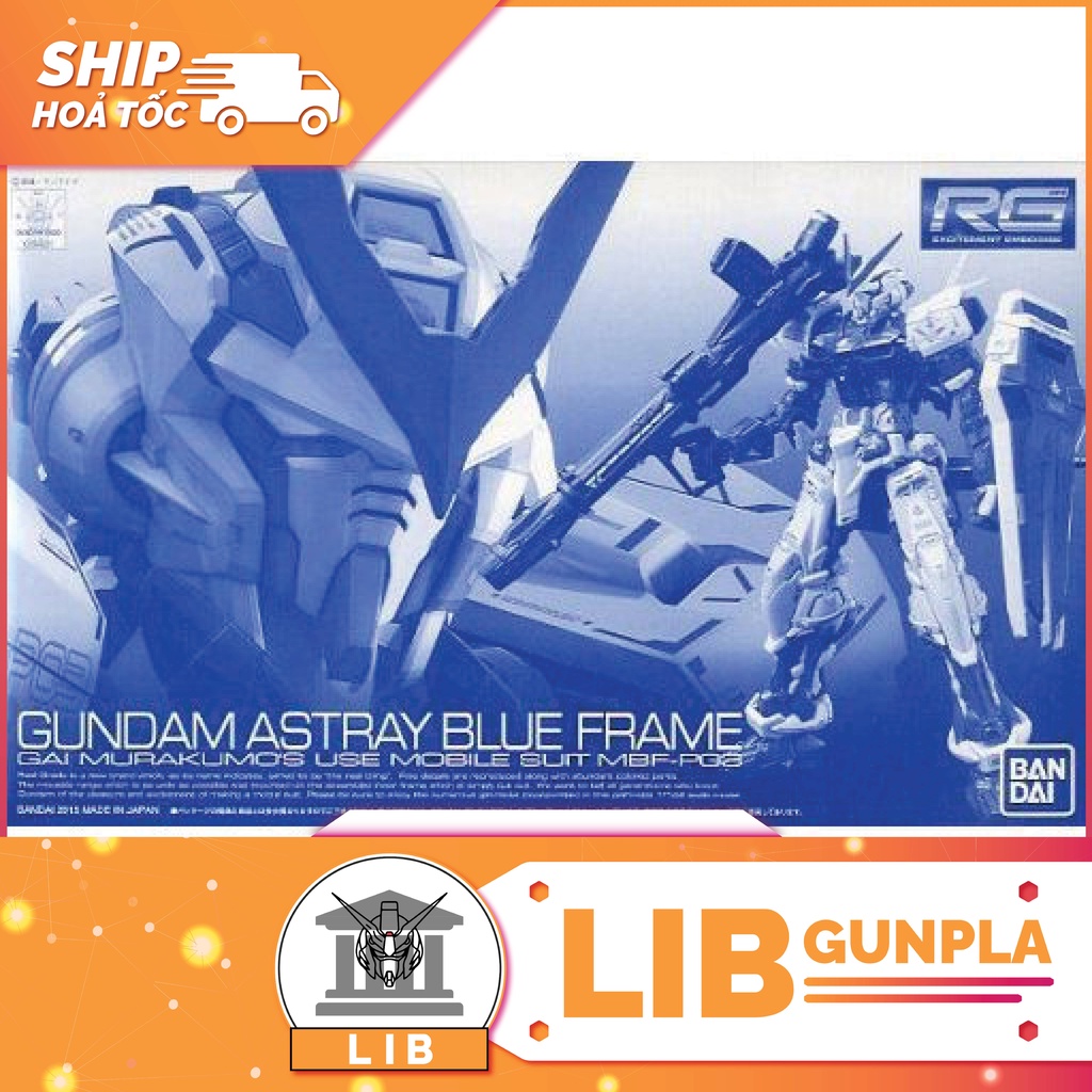 Mô hình lắp ráp Gundam RG Gundam Astray Blue Frame (P-Bandai)