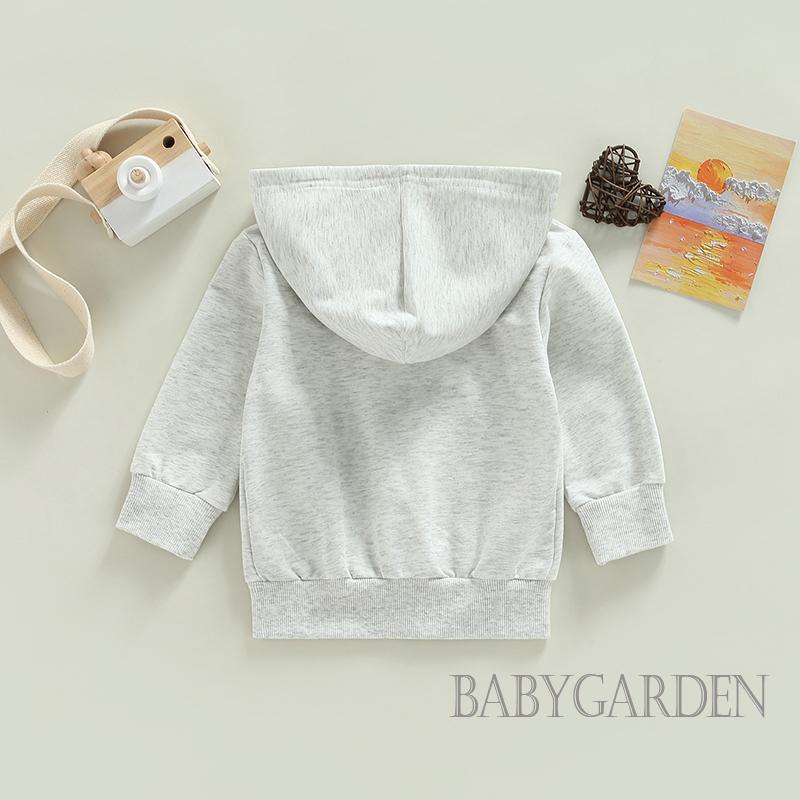 Áo Khoác Tay Dài Có Khóa Kéo Màu Sắc Thời Trang Mùa Thu Cho Bé Trai 1-5 Tuổi