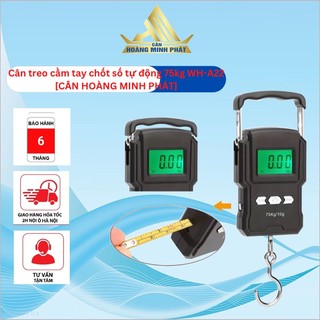 Cân móc treo mini 50kg - 75kg, cân điện tử cầm tay bỏ túi nhỏ gọn, sử dụng cân hoa quả, thực phẩm