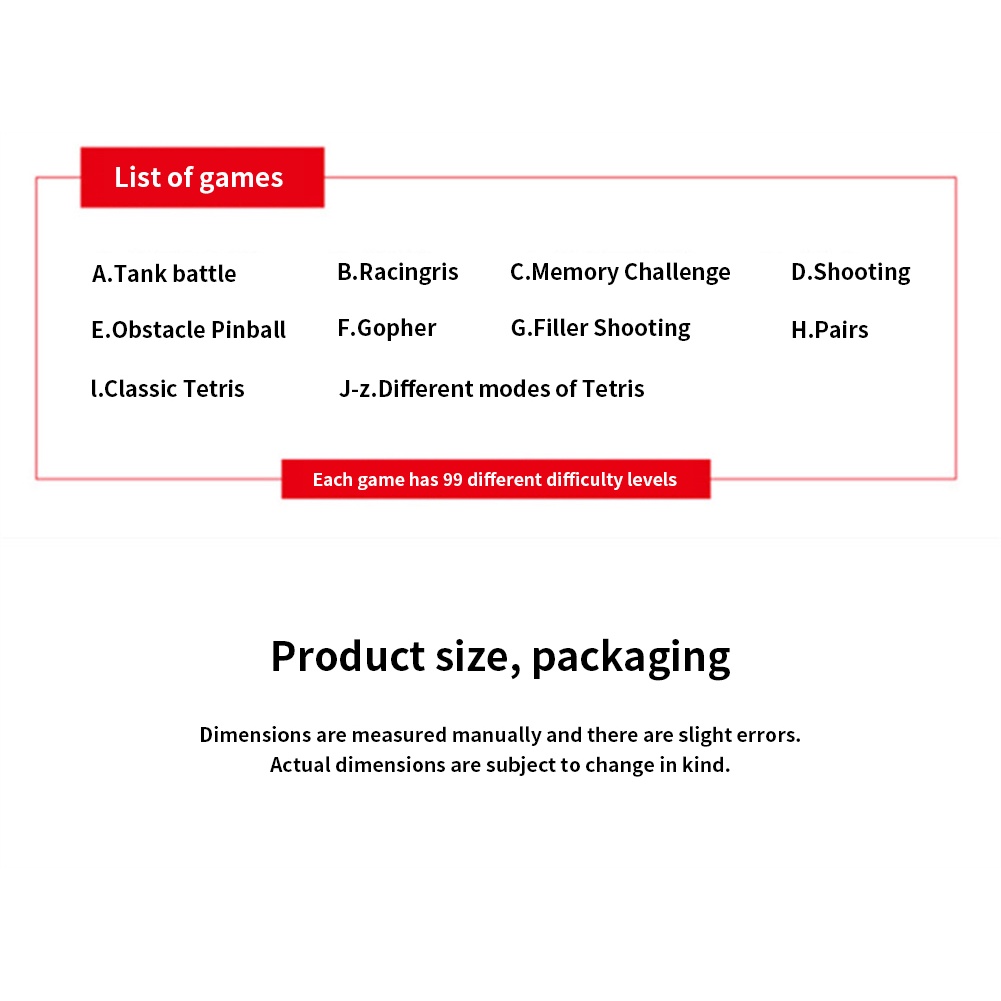 Máy chơi game cầm tay Tetris di động Máy xoắn trứng mini Mặt dây chuyền móc chìa khóa Máy chơi game video cổ điển Tương thích TV 4K