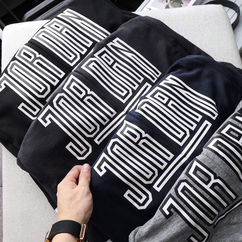 Quần short lửng thể thao nam lưng chun, chất thun vải mè cao cấp JD001