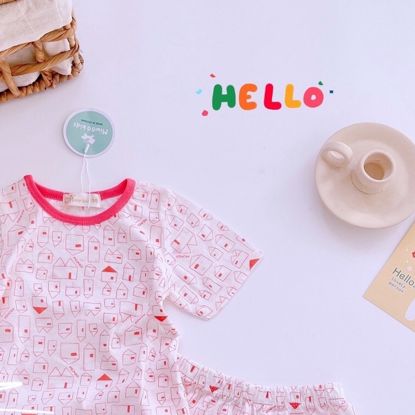 Đồ Bộ Thông Hơi Mix Cotton Giấy Hàn/ Đồ Bộ Cotton Giấy Hàn Bé Trai / Bé Gái