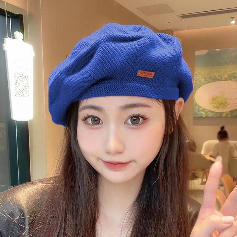 Mũ Beret Da Phong Cách Hàn Quốc Ngọt Ngào Cho Nữ