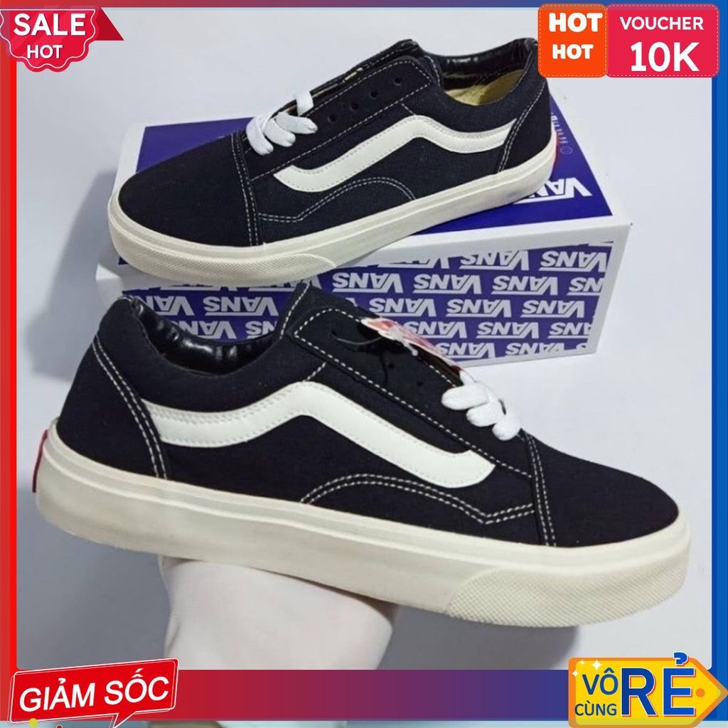 GIÀY 𝐕𝐀𝐍𝐒 VAULT OLD SKOOL MÀU ĐEN Giày thể thao nam nữ 2021 G225 Alice.Sneaker [ Full box bill ]