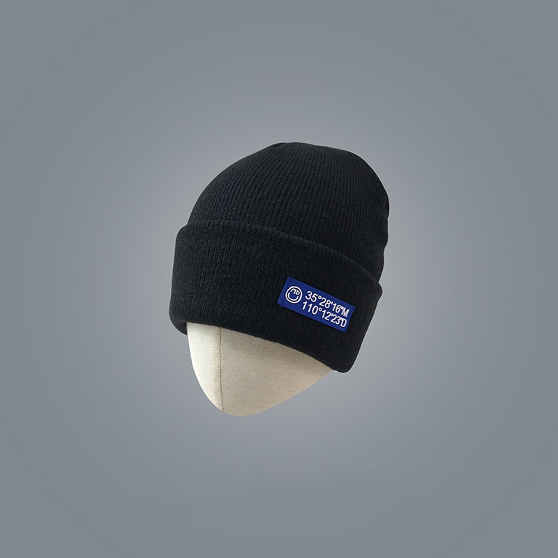 Nón len, logo Vĩ độ số, Unisex Style, phụ kiện mũ mùa Đông năng động, cá tính dành cho cả Nam và Nữ - hàng có sẵn.