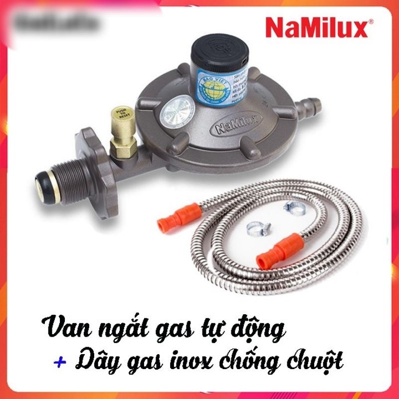 Bộ van gas điều áp ngắt gas tự động namilux NA 337S VN + dây gas