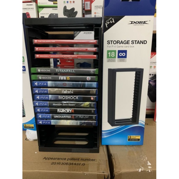 giá để đĩa ps4 ps5 xbox kệ để đĩa Ps4 Xbox sức chứa 18 cái