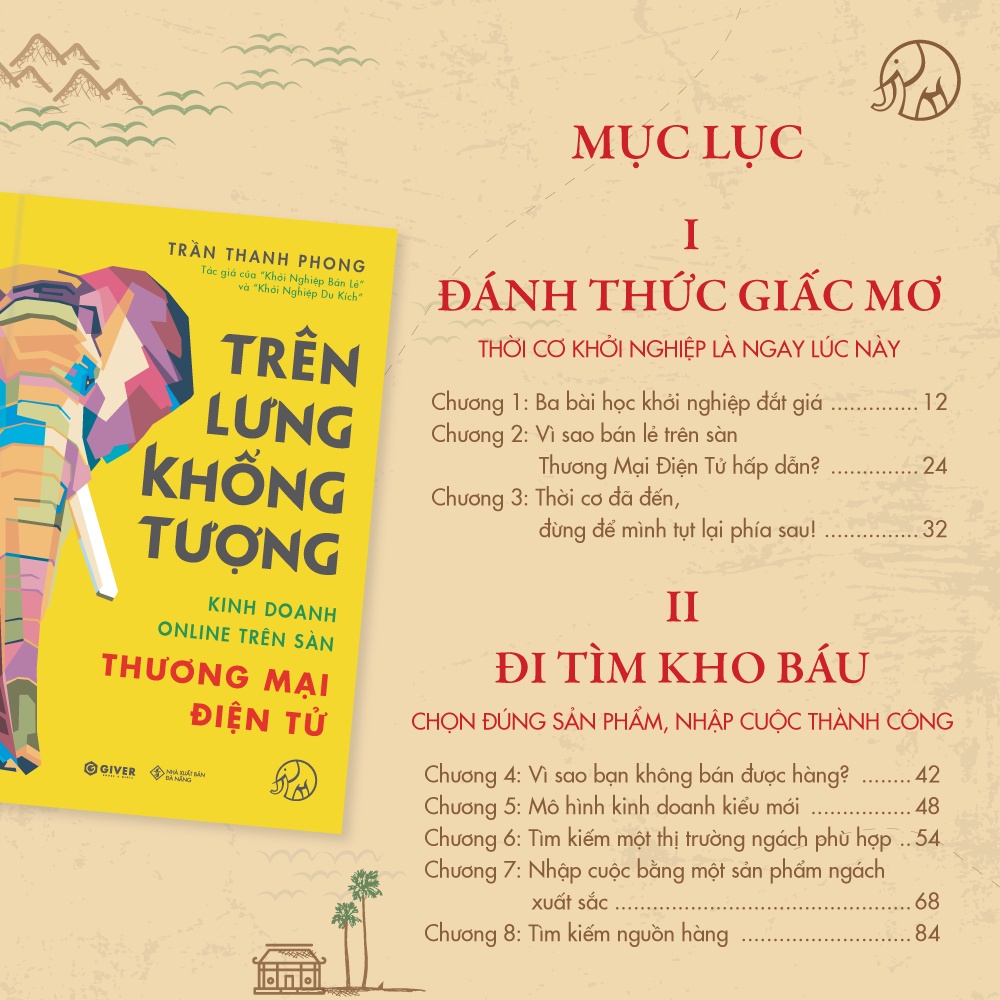 Sách - Trên Lưng Khổng Tượng - Kinh Doanh Online Trên Sàn Thương Mại Điện Tử