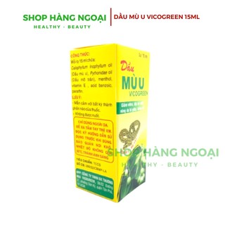 Dầu Mù U Vicogreen 15ml
