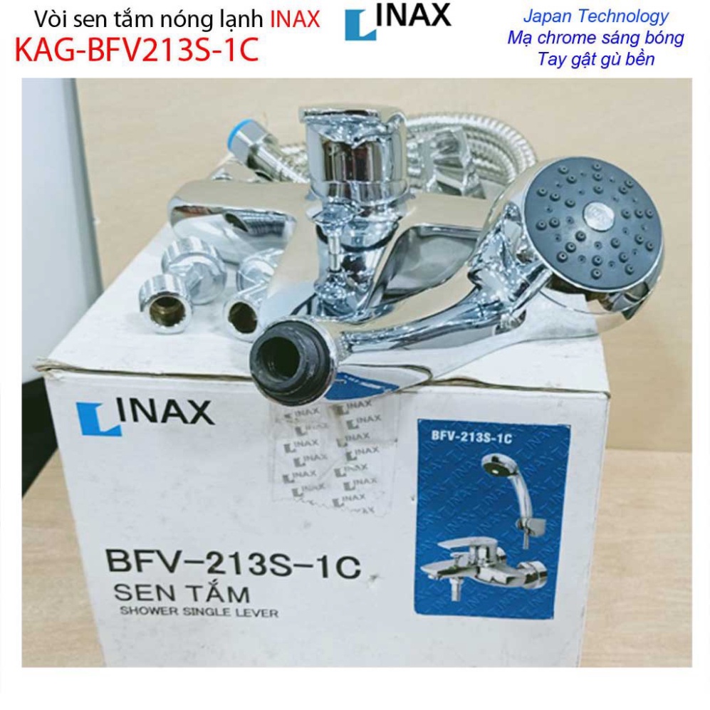 Sales 30% Vòi sen nóng lạnh LInax chính hãng BFV-213S-1C, Sales giá tốt chất lượng tốt Vòi sen tắm L