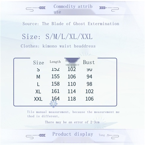 Bộ Kimono Hóa Trang Nhân Vật Anime Demon Slayer Kibutsuji Muzan