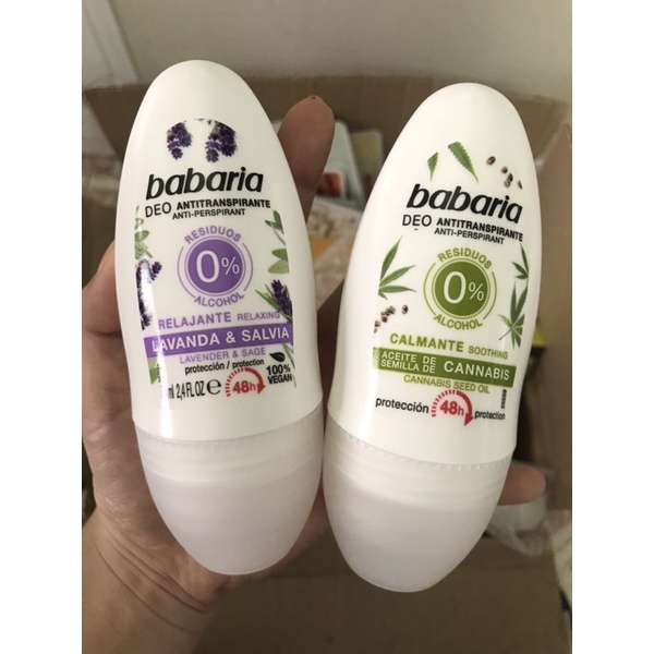 Lăn khử mùi nách Babaria lọ 70 ml - hàng nhập khẩu Ba lan