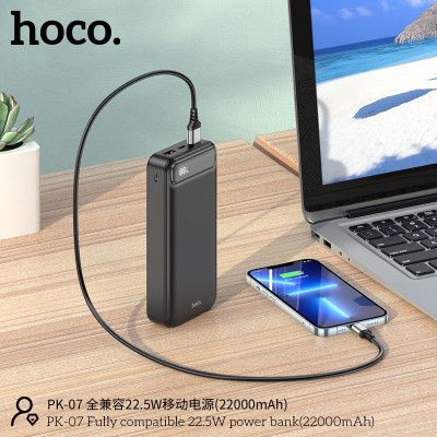Pin Sạc Dự Phòng Hoco PK-07 Sạc Nhanh