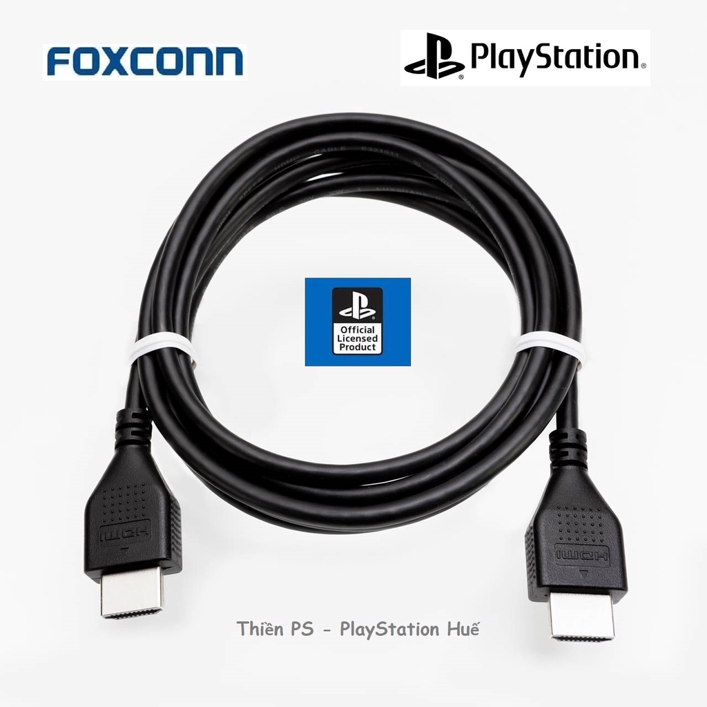 Cáp HDMI Zin PS5 PS4 Cao Cấp - Hàng chính hãng Foxconn. Dùng tốt cả PS3 - Xbox One, Series X - Nintendo Switch...