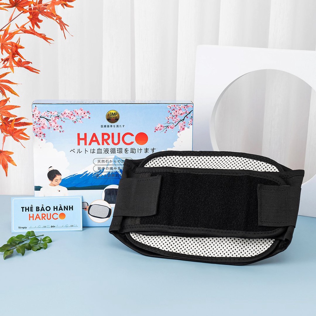 Đai Lưng Đá Nóng Haruco Giúp Giảm Đau Lưng Hiệu Quả