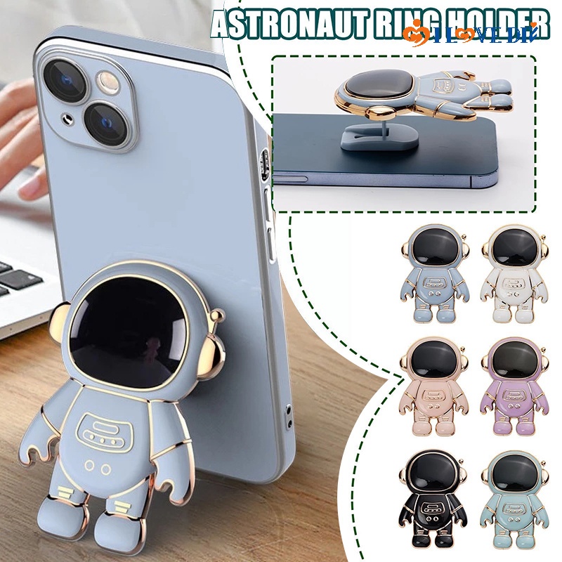 Giá Đỡ Điện Thoại / Máy Tính Bảng Ẩn Nhiều Màu Hình Phi Hành Gia / Người Không Gian Hoạt Hình Chống Trầy Xước Có