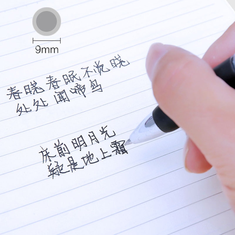 Bút Bi Mực Đen / Đỏ Ngòi 0.5mm Kiểu Dáng Đơn Giản