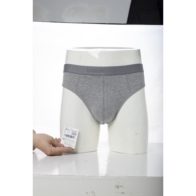 Quần sịp nam kiểu Brief INSIDEMEN cao cấp thiết kế đường may tinh tế ôm gọn chất liệu Cotton co giãn IBF015