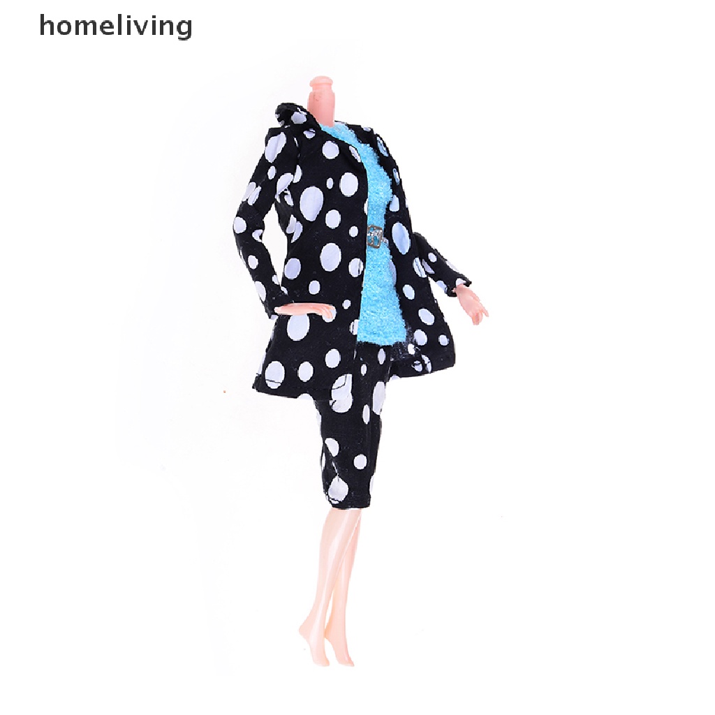 Bộ 5 Món Áo Khoác + Túi + Nón Cho Búp Bê Tỉ Lệ 1 / 6 11 '' 30cm