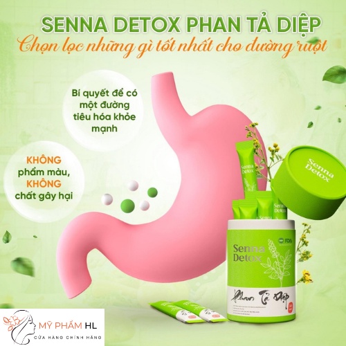 Phan tả diệp senna detox, Dr LACIR, Thải Độc, Đẹp Da, Giảm Khô Hạn, myphamhanhluan