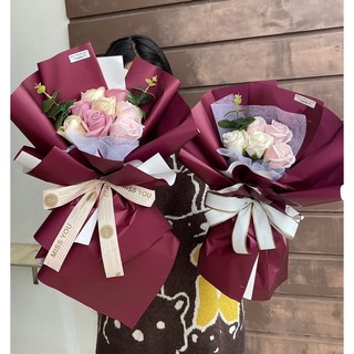Sỉ cốt hoa 10 bông dáng xoè form to siêu đẹp, cốt hoa sẵn, cốt cắm hoa sáp, cốt cắm hoa nhũ làm quà tặng