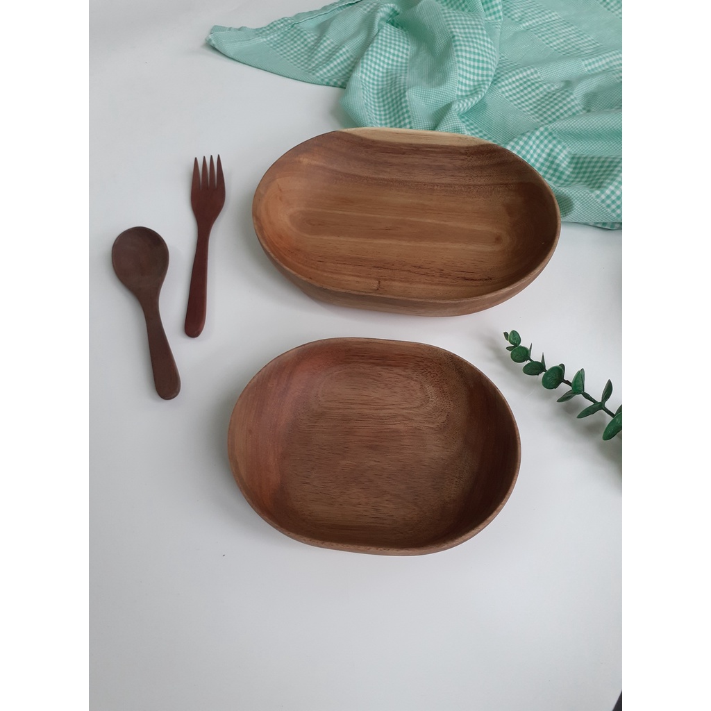 Bát gỗ, tô gỗ đựng salad, màu nâu đẹp