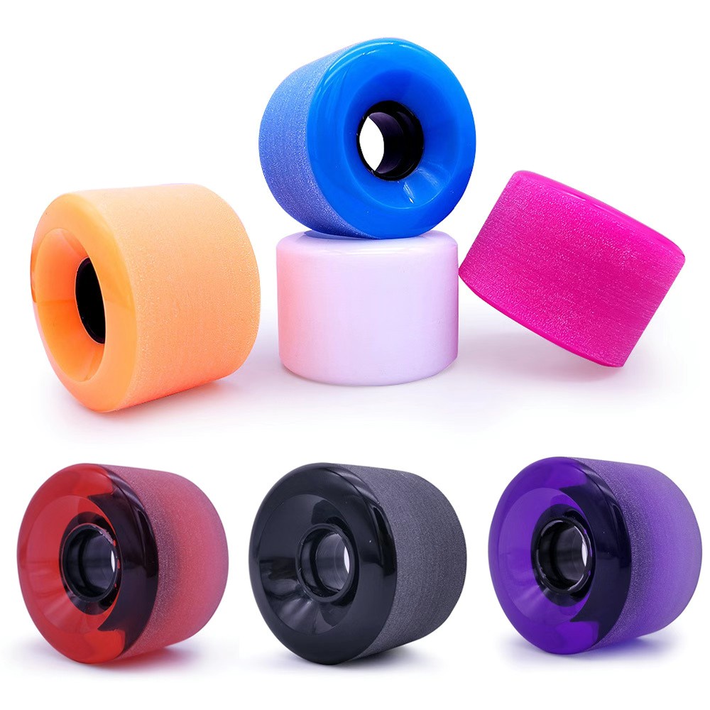 Bánh Xe Ván Trượt 65 * 45 80A Bằng PU Nhiều Màu Sắc