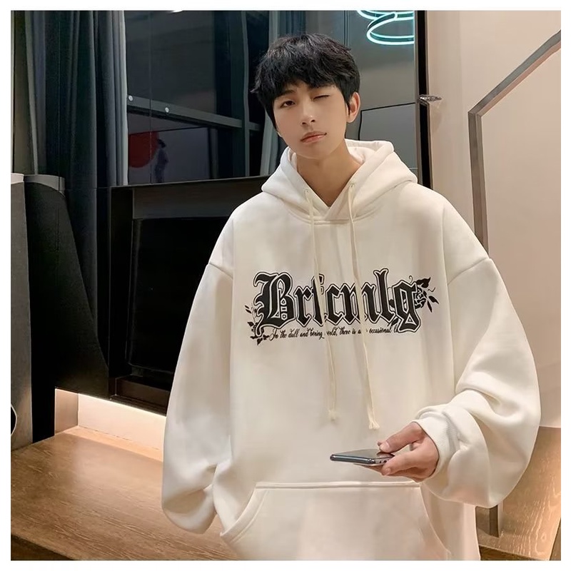 Áo Nỉ Nam Dài Tay Có Mũ Thời Trang Hàn