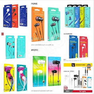 Tai nghe borofone bm40, bm48, bm54, bm55, bm61, bm65, bm66, bm67 chính hãng