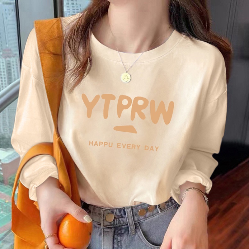 NRVP Áo Thun Nữ Dài Tay Thời Trang Hàn Quốc 2023