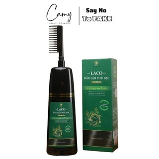 Dầu gội nhuộm tóc phủ bạc thảo dược laco black hair 200ml