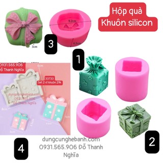Khuôn Silicone 4D Hộp Quà