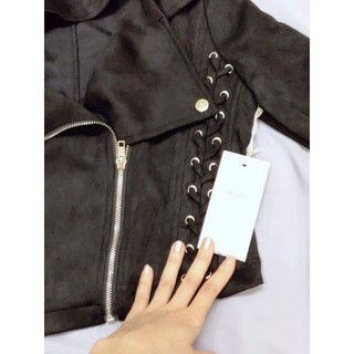 áo khoác da lộn xịn