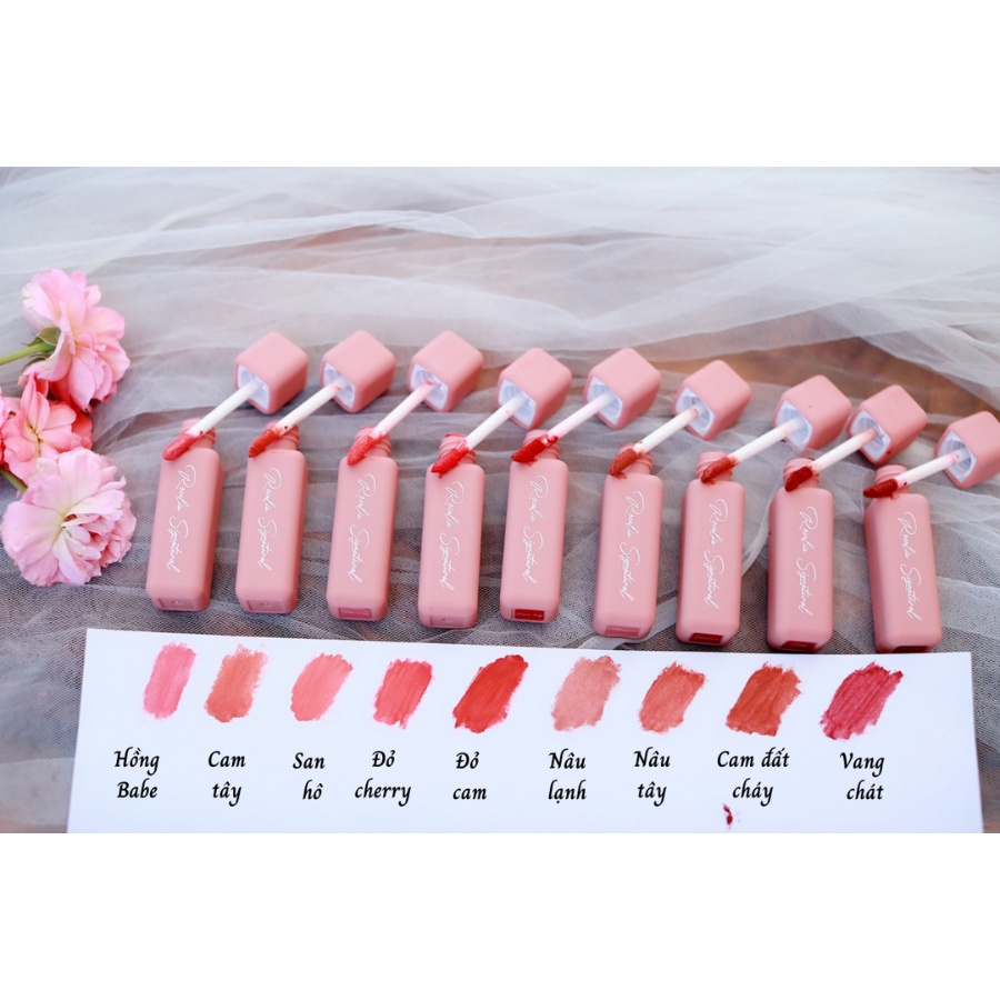Son Lì Màu Đẹp Không Chì Chất Son Siêu Mềm Mịn Ăn Uống Không Trôi Từ Hoa Hồng Sạch  An Toàn Từ Thiên Nhiên Rosalia