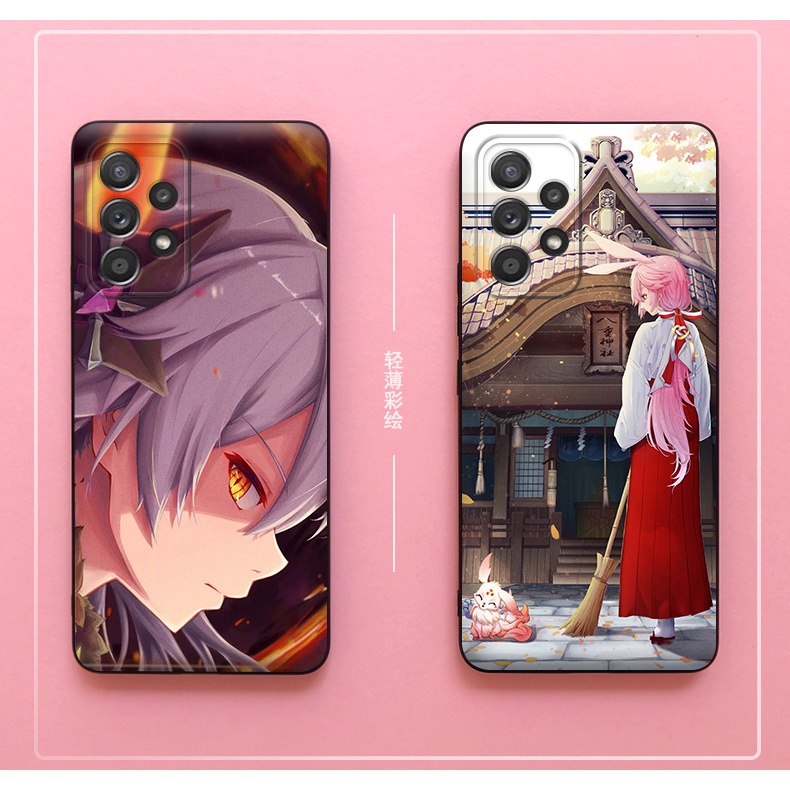 Ốp Điện Thoại Chống Va Đập In Hình Cá Tính Cho Samsung a73 Galaxya53 Yae Sakura a52 Kiana 3