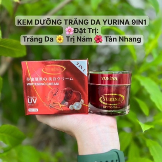 Kem Dưỡng Da YURINA Đông Trùng Hạ Thảo - Linh Chi, Ngọc Trai, Collagen 9IN1