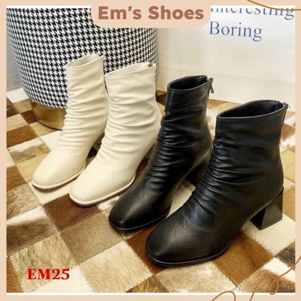 [Hàng VNXK ] [Ảnh thật 100%] Bốt đẹp Em’s Shoes MS: EM25