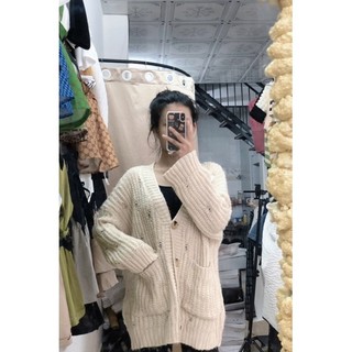 (Ảnh thật) áo len cadigan