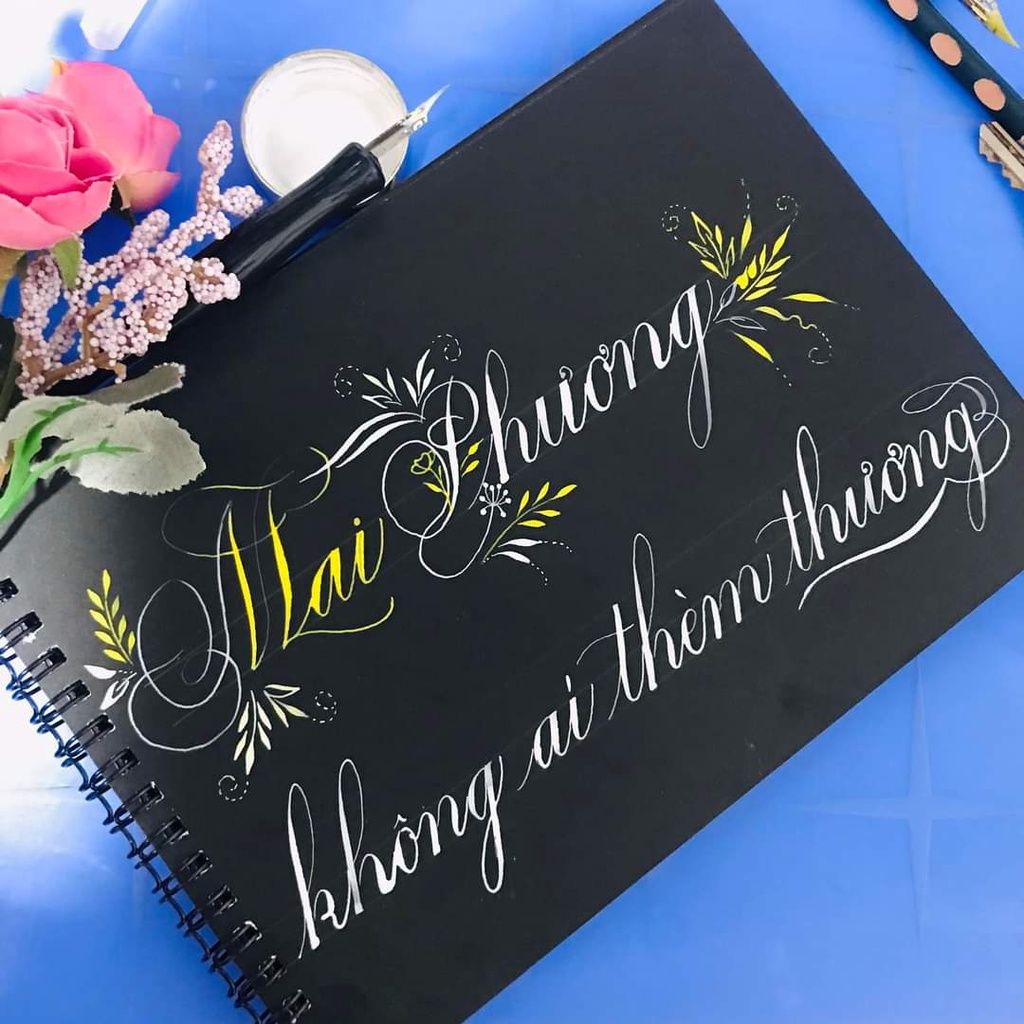 Giấy đen viết Calligraphy / trang trí / hộp quà