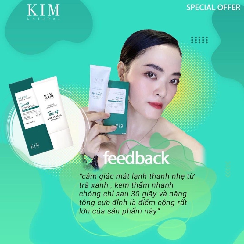 KEM CHỐNG NẮNG TONE-UP KIMNATURAL