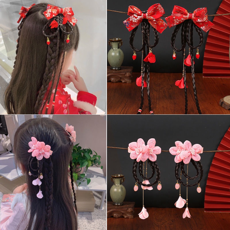 Trâm Cài Tóc Tua Rua Kiểu Trung Hoa Cổ Điển Mừng Năm Mới Cho Bé Gái