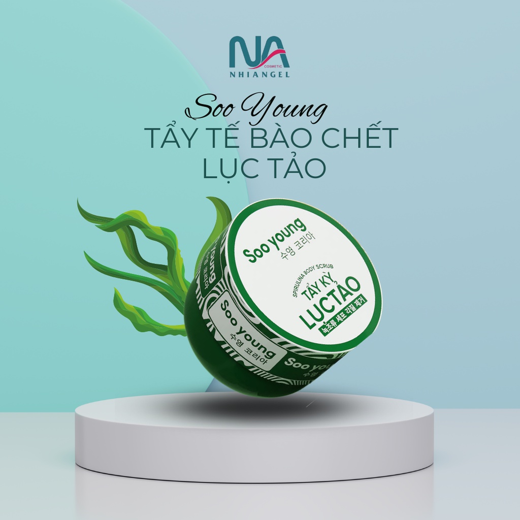 Tẩy Tế Bào Chết Lục Tảo Soo Young Chính hãng