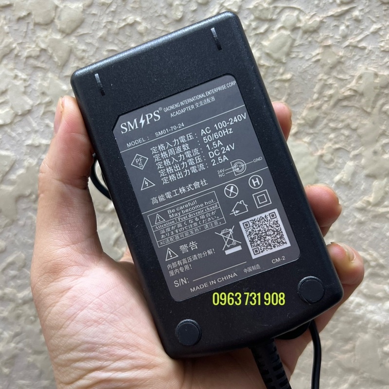 Dây Nguồn Máy In Hóa Đơn Nhiệt Bill K80 Loại Tốt Bảo hành 12 tháng