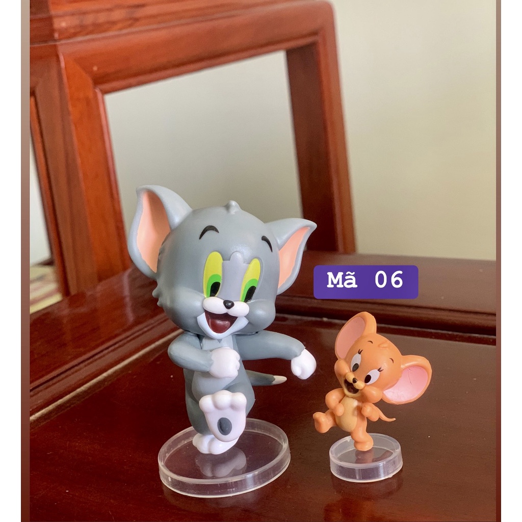 Mô hình đồ chơi nhân vật Tom and Jerry set 6 mô hình