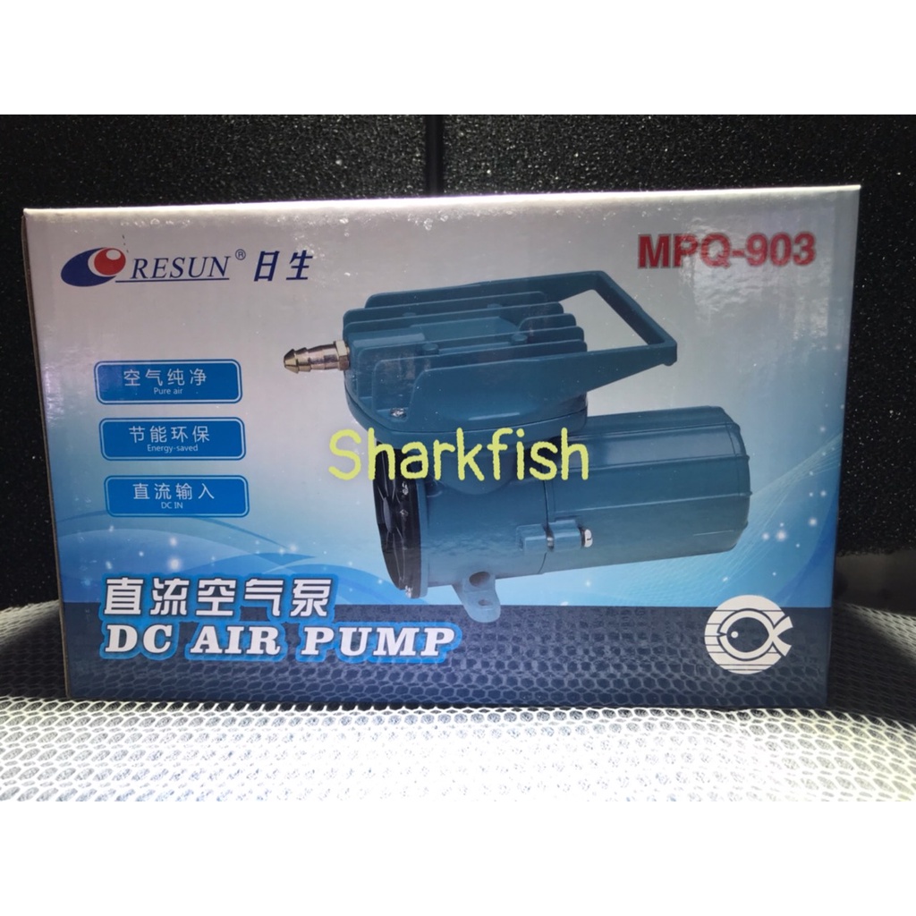 Máy sủi khí oxi chạy bằng bình ắc qui MPQ 907 công suất lớn xài cho hồ cá ,hồ hải sản tươi sống